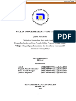 Usulan Program Kreativitas Mahasiswa