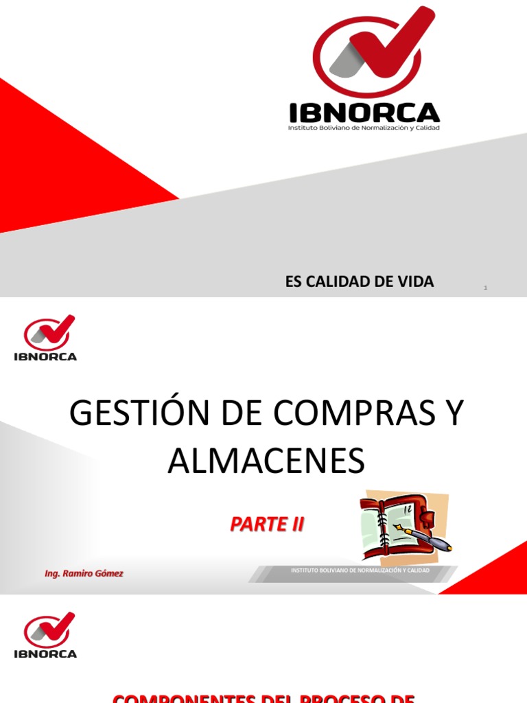 Gestión de Compras Modulo II Parte II | PDF | Calidad (comercial ...