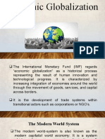 Economic Globalization