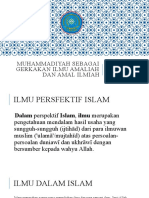 Materi 5. Muhammadiyah Sebagai Gerakan Ilmi Amaliah, Amal Ilmiah