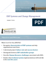 Erp and Change Management