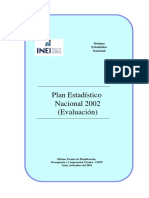 Plan Estadistico 2002 INEI