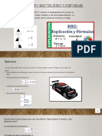 Movimiento Rectilíneo Uniforme