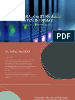 Isu Sosial Dan Etika Dalam Sistem Informasi