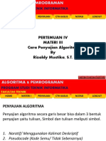 Materi Cara Penyajian Algoritma