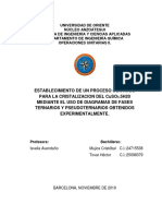 Universidad de Oriente Núcleo Anzoátegui Escuela de Ingeniería Y Ciencias Aplicadas Departamento de Ingeniería Química Operaciones Unitarias Ii