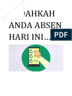 Sudahkah Anda Absen Hari Ini