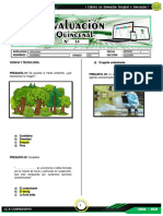 14 Evaluación Quincenal CyT - 6°