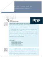 Quiz (N1) - Meio Ambiente e Sustentabilidade