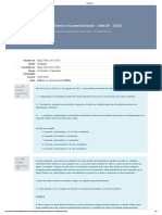 Provas e Quiz - Meio Ambiente e Sustentabilidade, PDF, Sustentabilidade