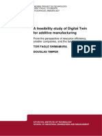 A Feasibility Study of Digital Twin For Additive Manufacturing