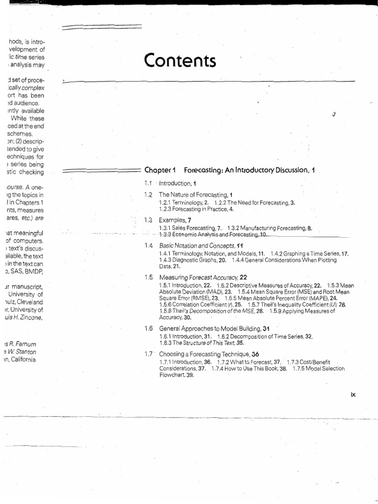 Forecasting Techniques Overview | PDF | Forecasting | Coefficient Of ...