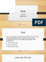 Soal Biostatistik M.Rifardi