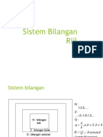 Pert. 1 Sistem Bilangan Real, Pertidaksamaan, Nilai Mutlak