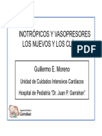 Dr Moreno Inotropicos