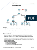 6.3.1.3 Packet Tracer - Layer 2 VLAN Security