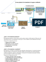 Diagrama de flujo de una planta de tratamiento de aguas residuales