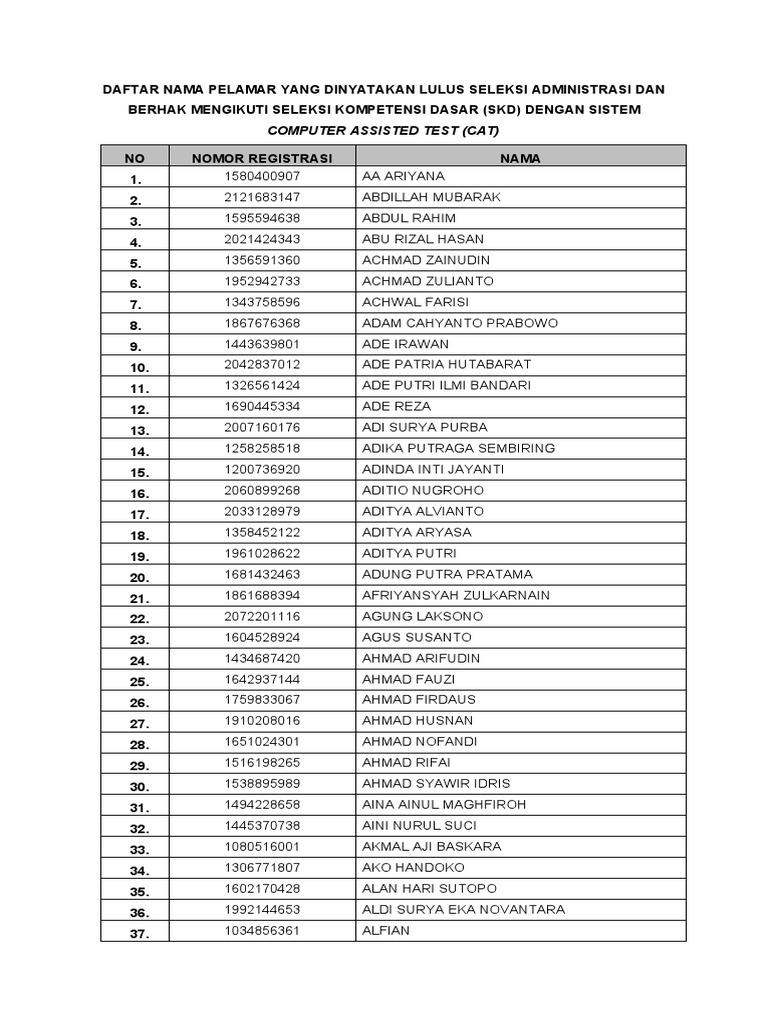 Computer Assisted Test (Cat) | PDF