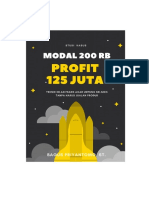 Studi Kasus Modal 200 Ribu - Profit 125 Juta