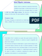 Folded Dipole Antenna: Frequency Range