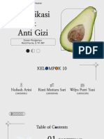 Makanan Nutrisi Fortifikasi dan Anti Gizi