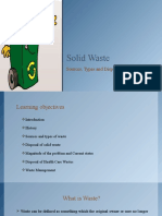 Solid Waste: Sources, Types and Disposal