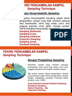 TEKNIK PENGAMBILAN SAMPEL DENGAN PROBABILITAS