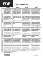 Eng I STAAR Expository Writing Rubric