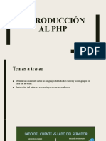 1. Introducción Al PHP