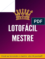 Ebook - Lotofacil Mestre - 1