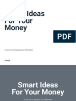 Smart Ideas For Your Money: 1 Sunday