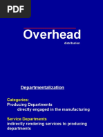 Chapter 7 - Manufacturing Overhead - Departmentalization