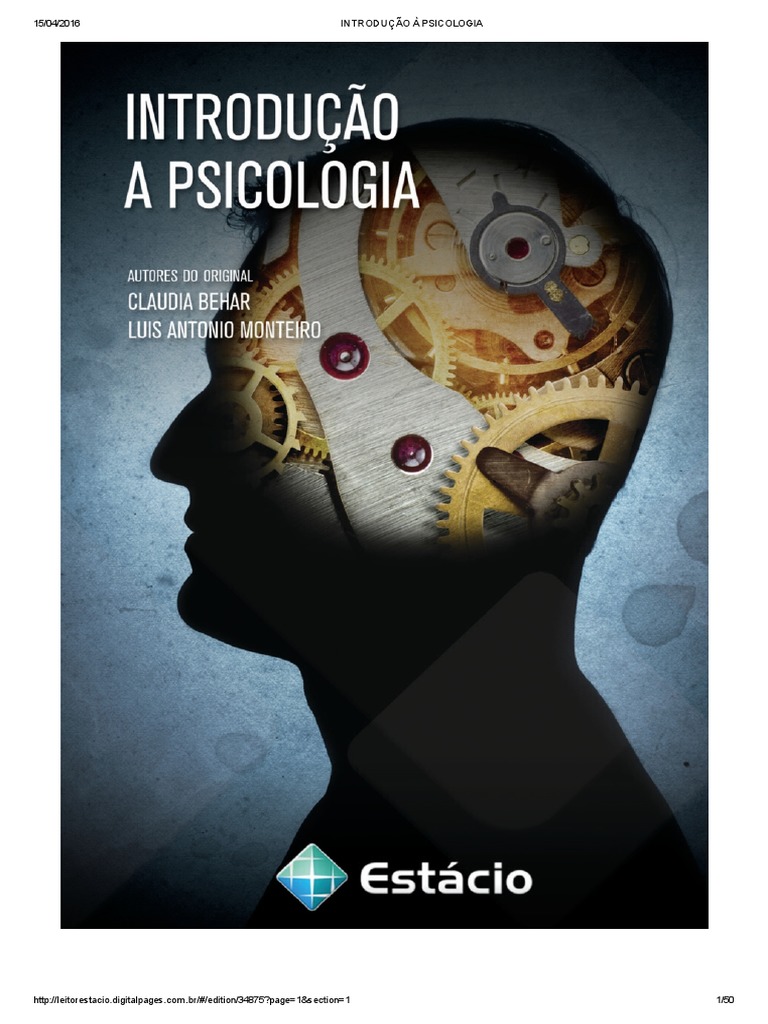 INTRODUÇÃO À PSICOLOGIA - 1-50 Livro | PDF
