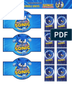 Sonic Etiquetas Candy Bar Kit Imprimible Sonic Gratis