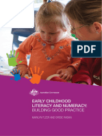 Early Childhood Literacy and Numeracy: Building Good Practice