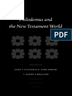 John T. Fitzgerald, Dirk Obbink, Glenn Stanfield Holland - Philodemus and The New Testament World (Supplements To Novum Testamentum) (2003)