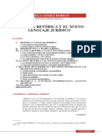 Argumentación y Retórica en El Derecho.