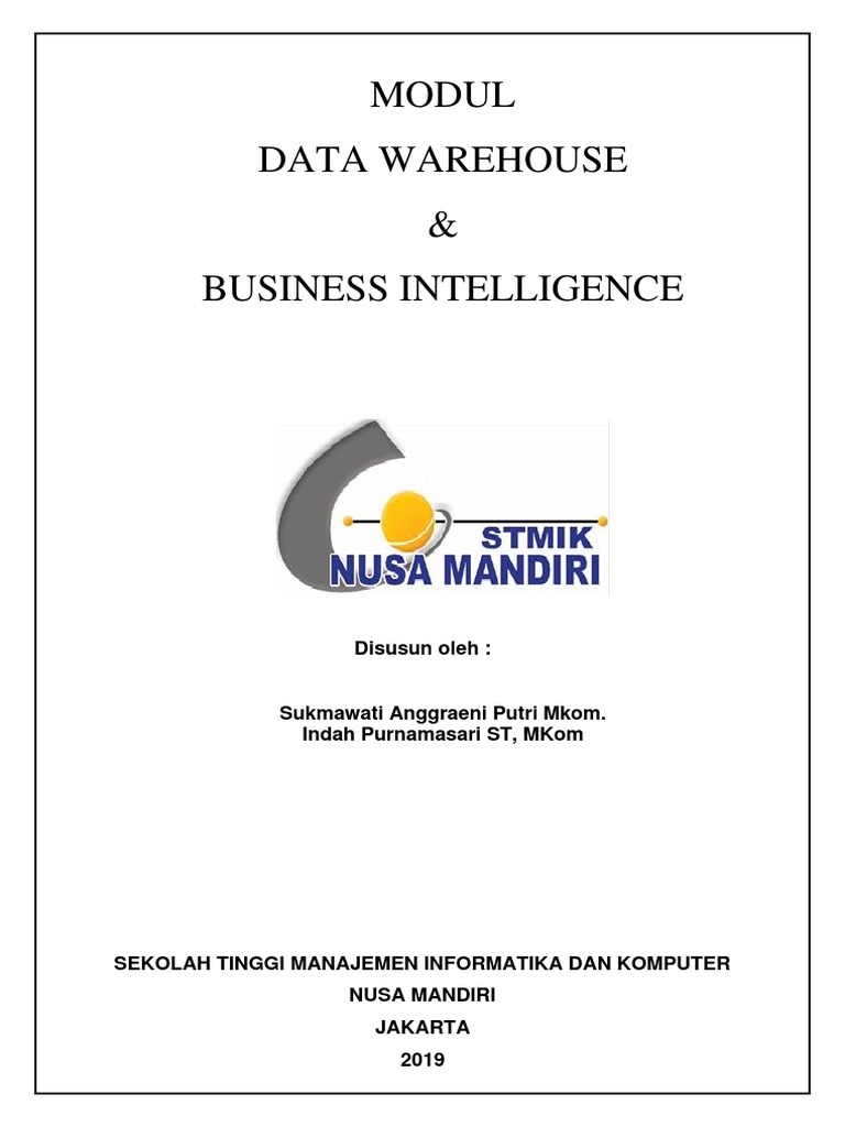 Modul Data Warehouse | PDF