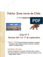 1° Básico Educación Física Folklore Zona Norte de Chile