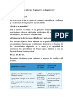 Cómo Escribir Un Informe de Proyecto en Ingeniería