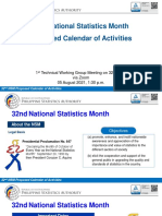 32nd NSM - Proposed Calendar