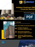 Kebijakan Pembinaan SDM Konstruksi