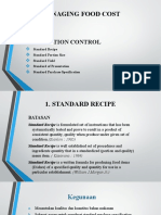 Managing Food Cost