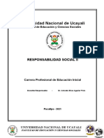 Silabo de Responsabilidad Social II - Educación Inicial