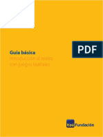 Guía Básica Introducción Al Teatro Con Juegos Teatrales (Artigo) Autor Fundación Itaú