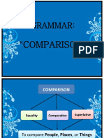Grammar: " ": Comparison