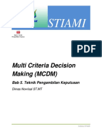 Stiami: Multi Criteria Decision Making (MCDM)