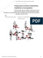 Treino de Definição para Homens (Iniciantes, Intermediários e Avançados)