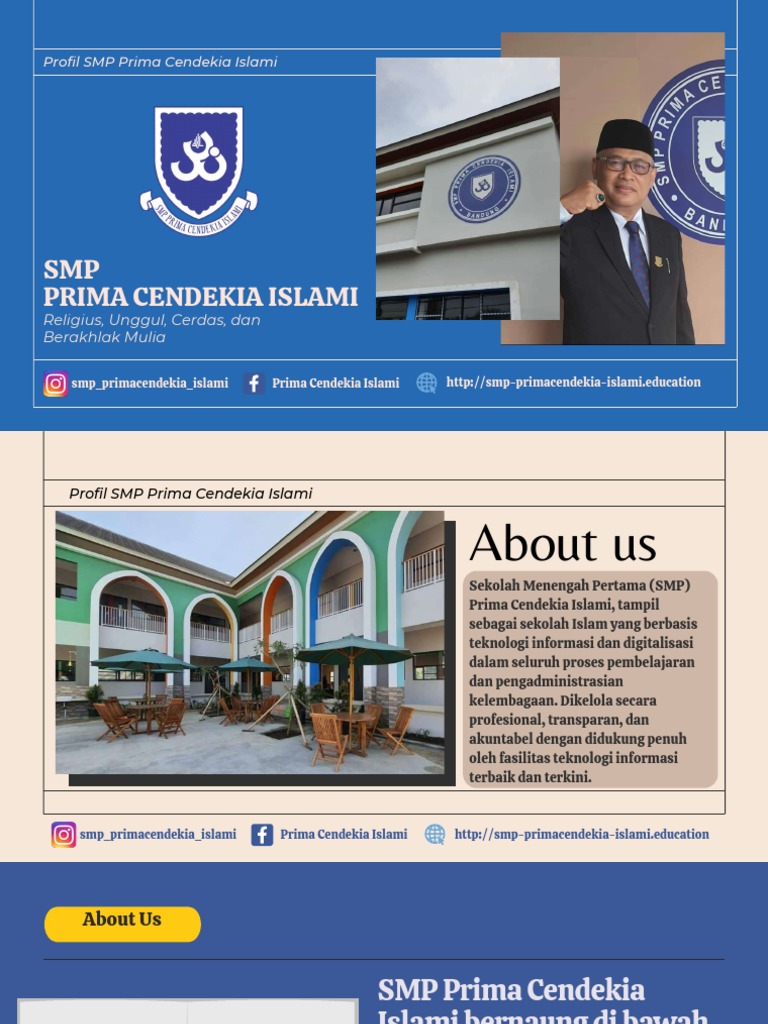 Booklet Profil SMP Prima Cendekia Islami | PDF