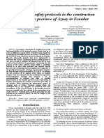 Analysis of Biosafety Protocols in The Construction Sector in The Province of Azuay in Ecuador